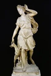 Marie Adelaide of Savoy, Duchess of Bourgogne, as Diana the Huntress